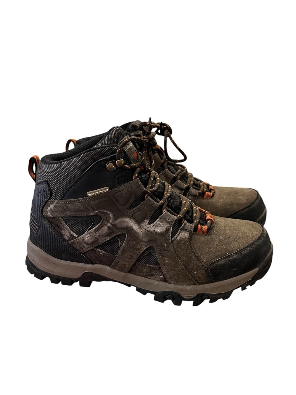 Eddie Bauer Harrison Hiking Boots Waterproof Trail Brown Black 11M